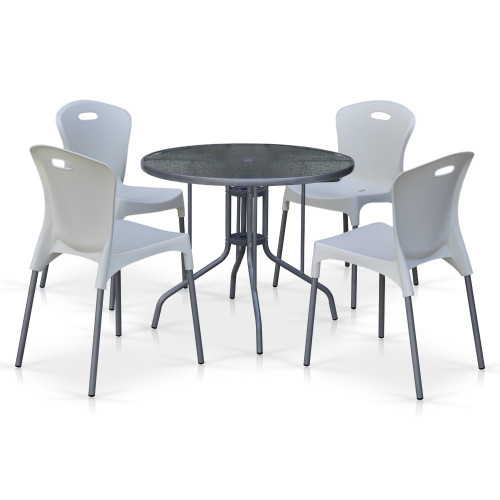 Комплект мебели для кафе TD90/XRF065AW-White