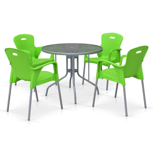 Комплект мебели для кафе TD90/XRF065BG-Green