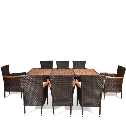 Комплект плетеной мебели AFM-480B 200x90 Brown